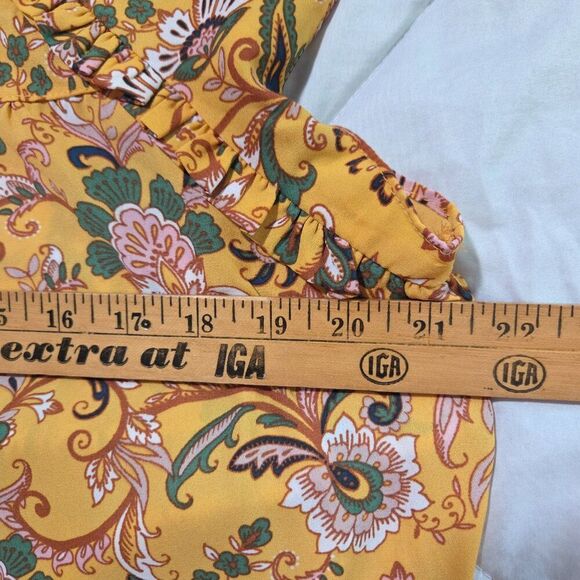 EUC LIKE NEW ZAC & RACHEL PETITE FLORAL PAISLEY PRINT TOP SIZE PETITE LARGE - Picture 14 of 15